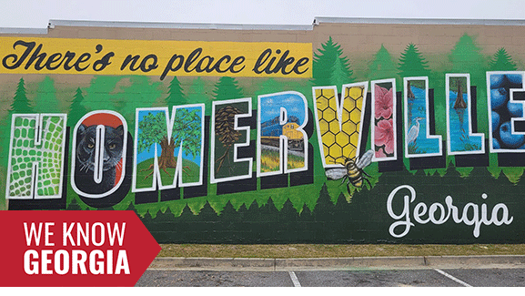 We Know Georgia: Homerville mural