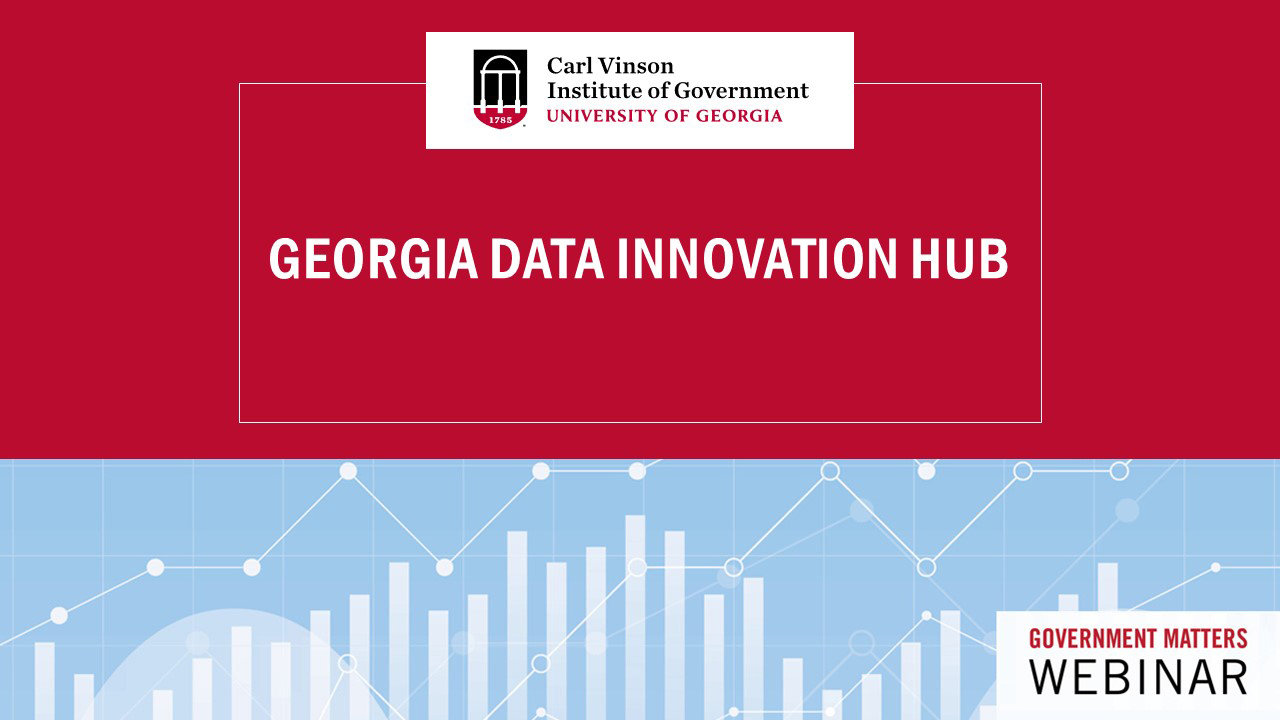 Georgia Data Hub Webinars graphic