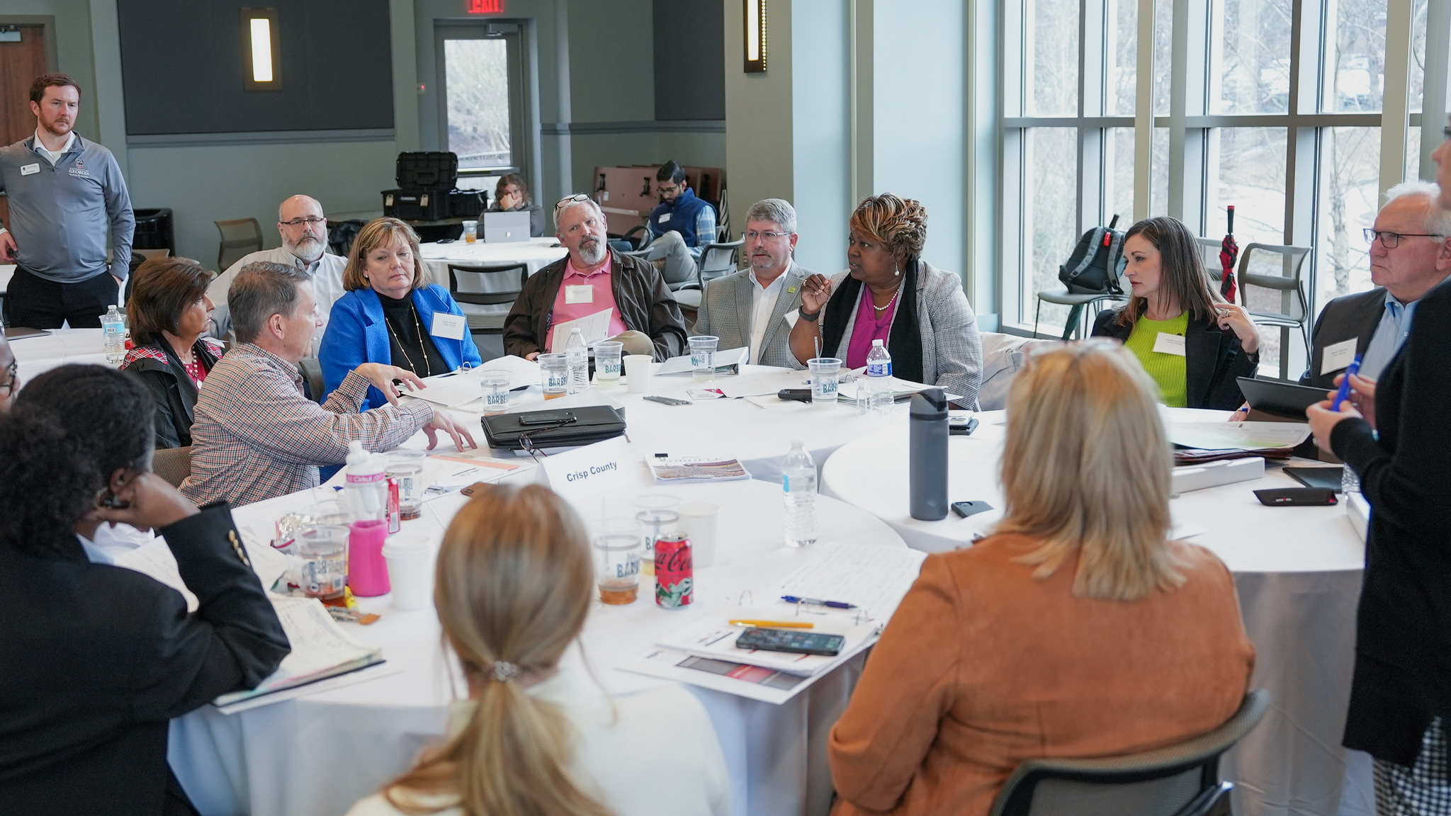 Crisp County’s PROPEL steering committee members discussed their goals at a January PROPEL workshop at the University of Georgia.