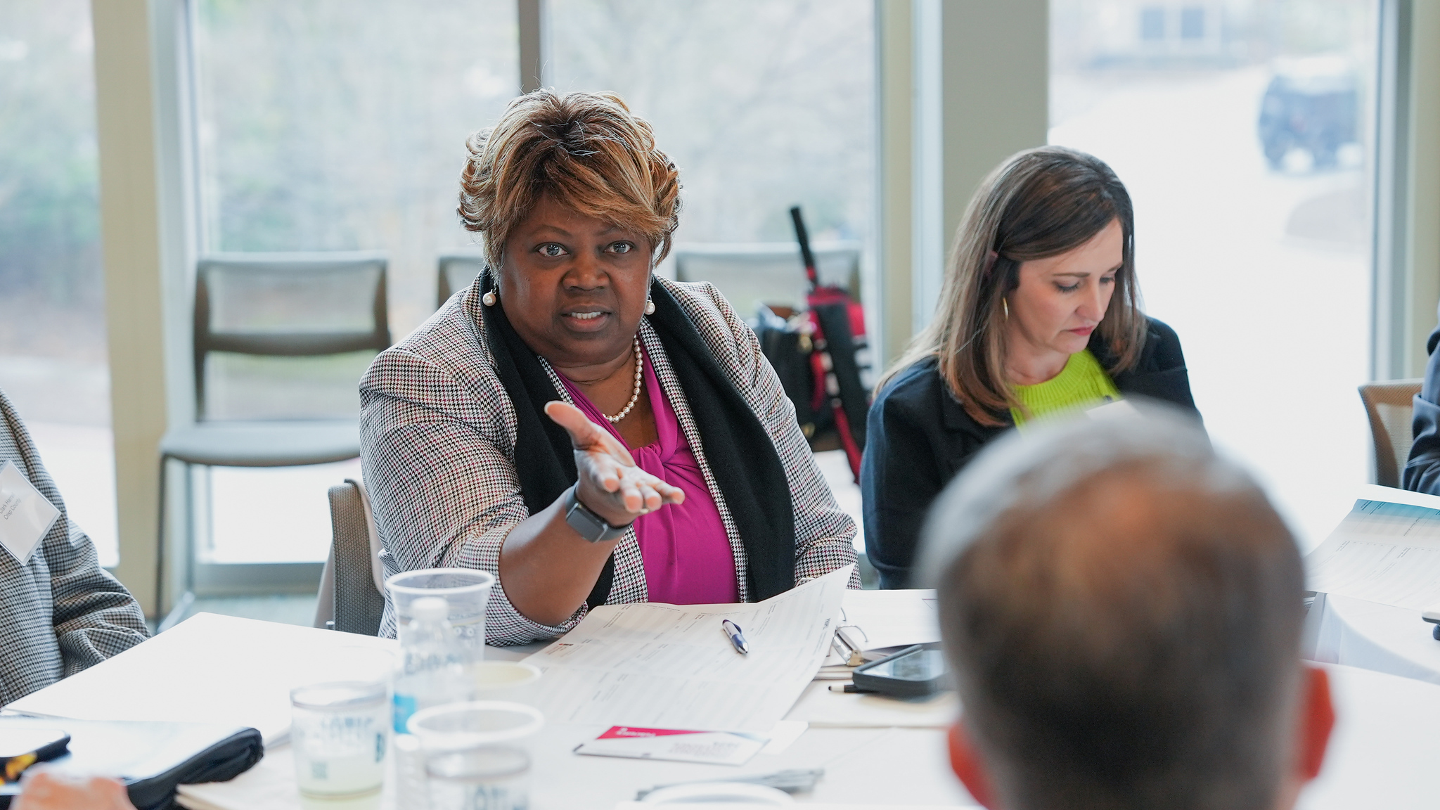 Cordele City Manager Angela Redding spoke to the other members of the Crisp County PROPEL steering committee at a January PROPEL workshop at the University of Georgia.