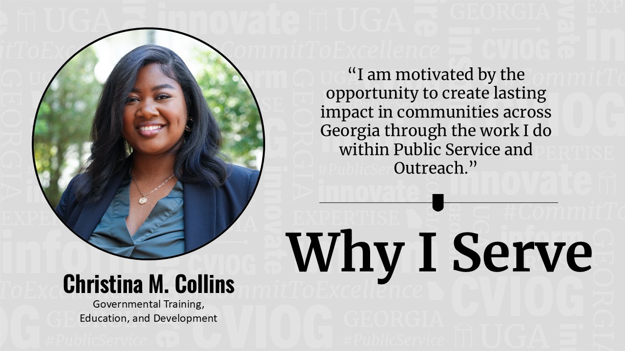 picture of Christina Collins with words