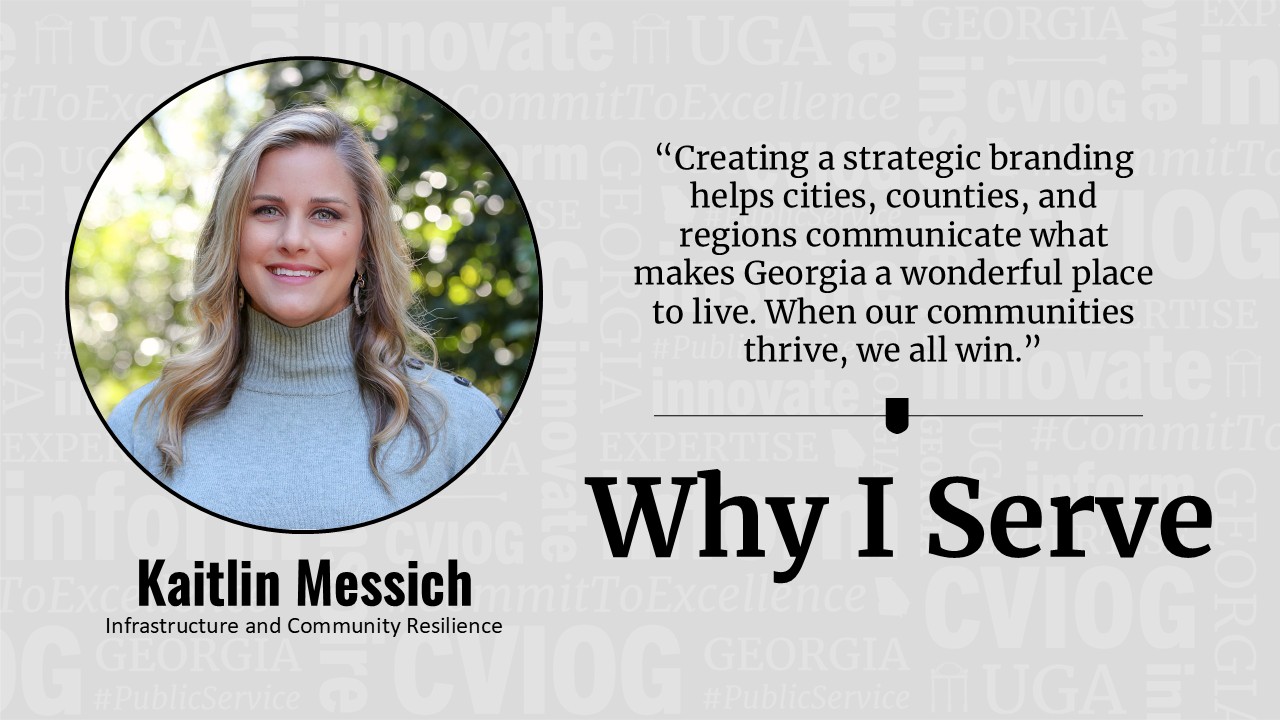picture of Kaitlin Messich with words