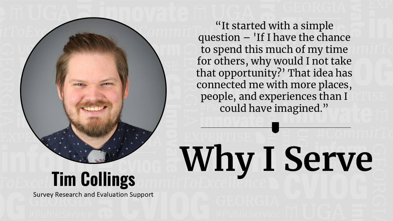 picture of Tim Collings with words