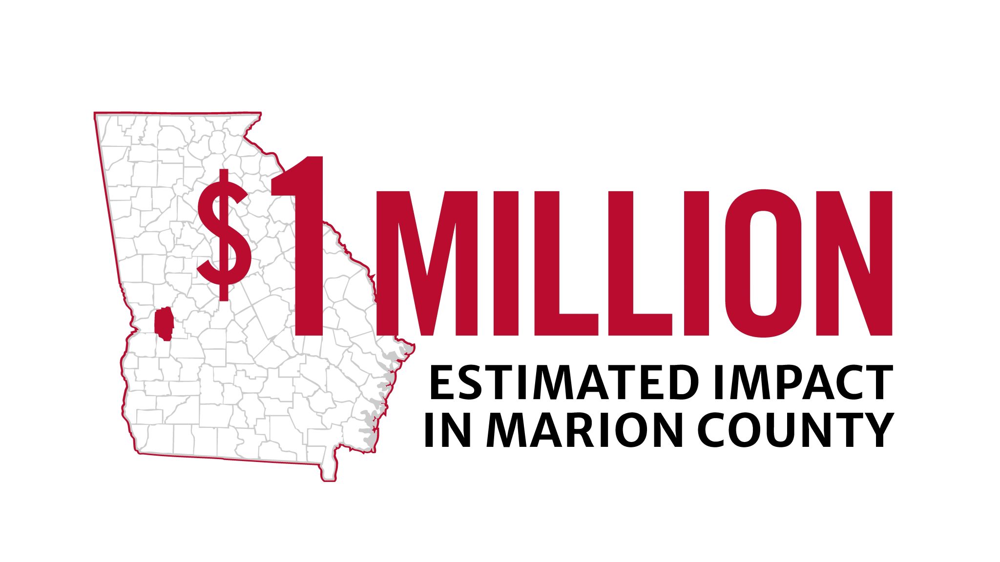 $1 million estimated impact in Marion County
