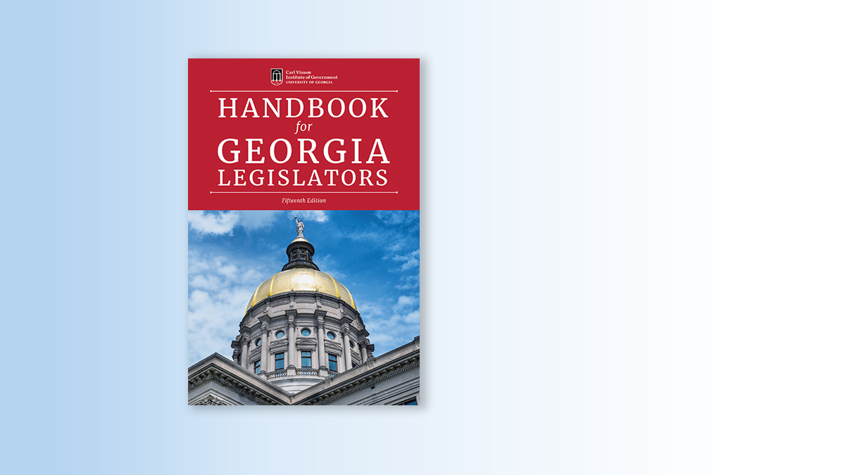 cover of Handbook for Georgia Legislators and Economic Development Handbook