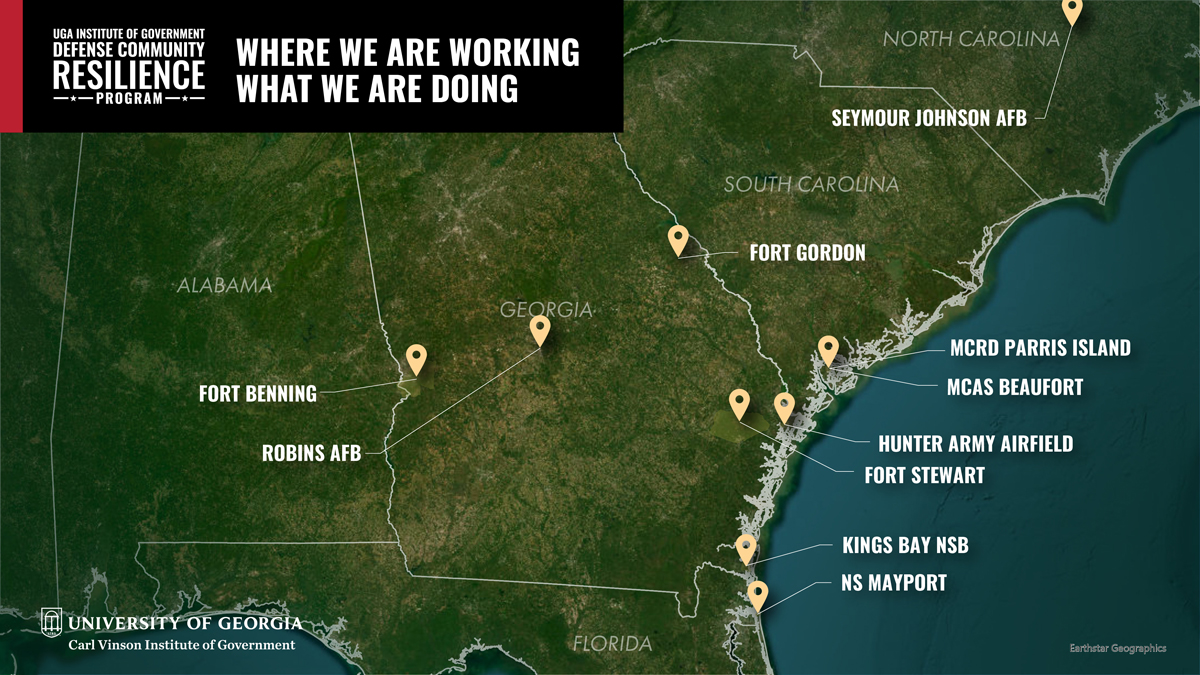 DCRP locations
